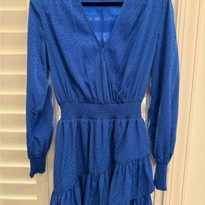 Lilly Pulitzer Vibrant Blue Long Sleeve Dress